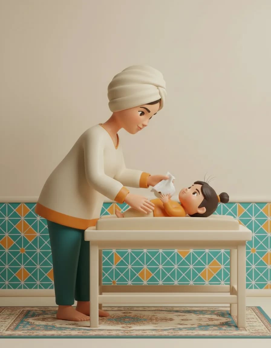 تصویر بازی قصه‌ی پوشک‌عوضی