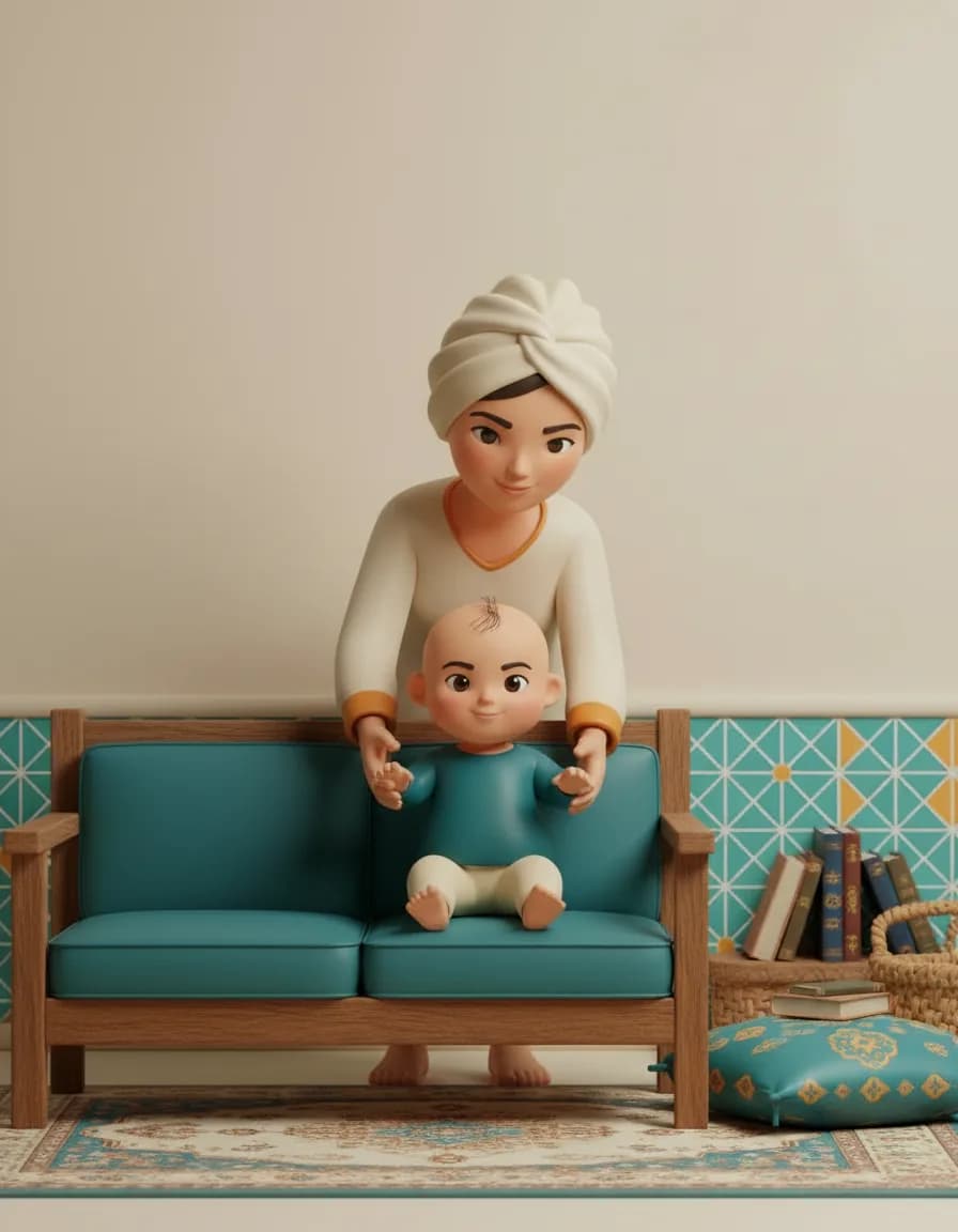 تصویر بازی گنج‌یابی دور مبل