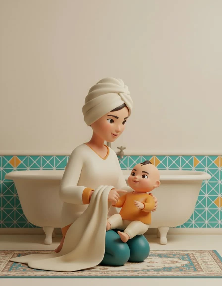 تصویر بازی رقص حوله‌ای