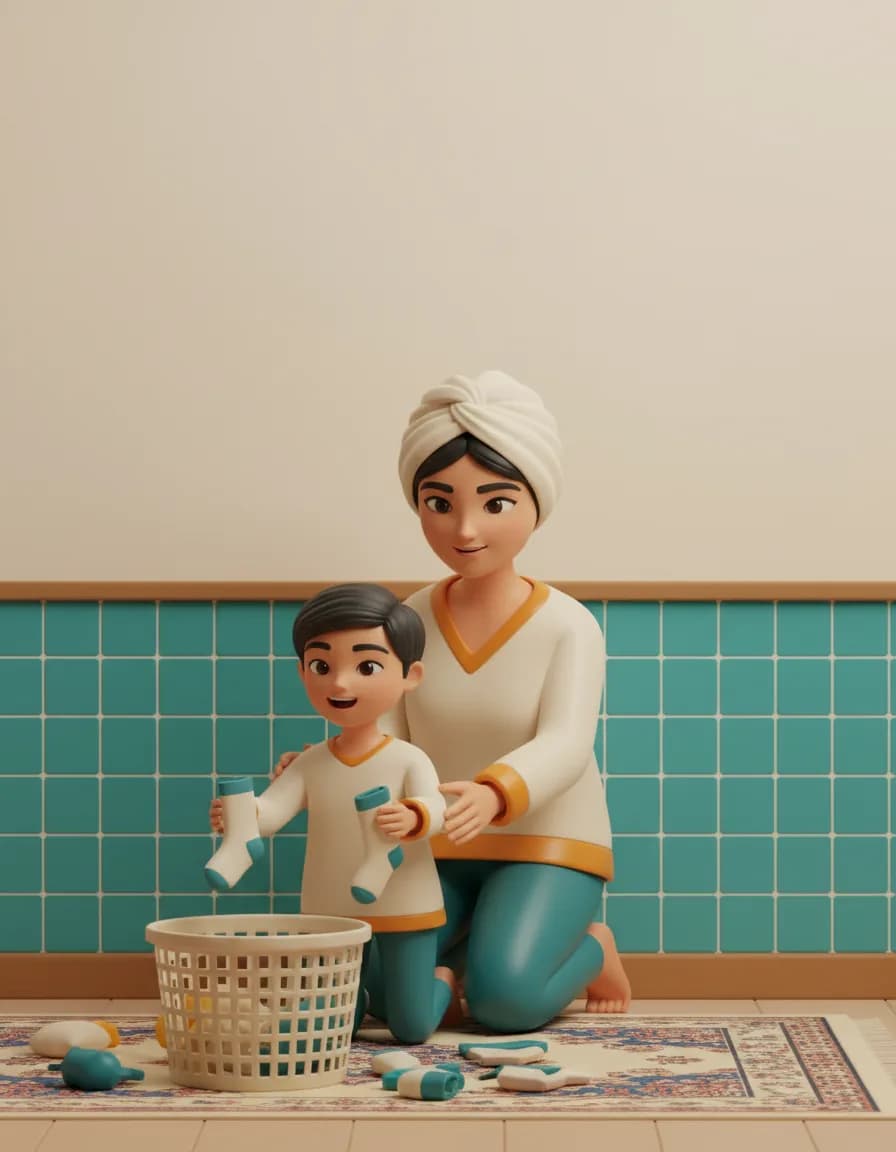 تصویر بازی تیم بچه‌ها علیه بابامامان