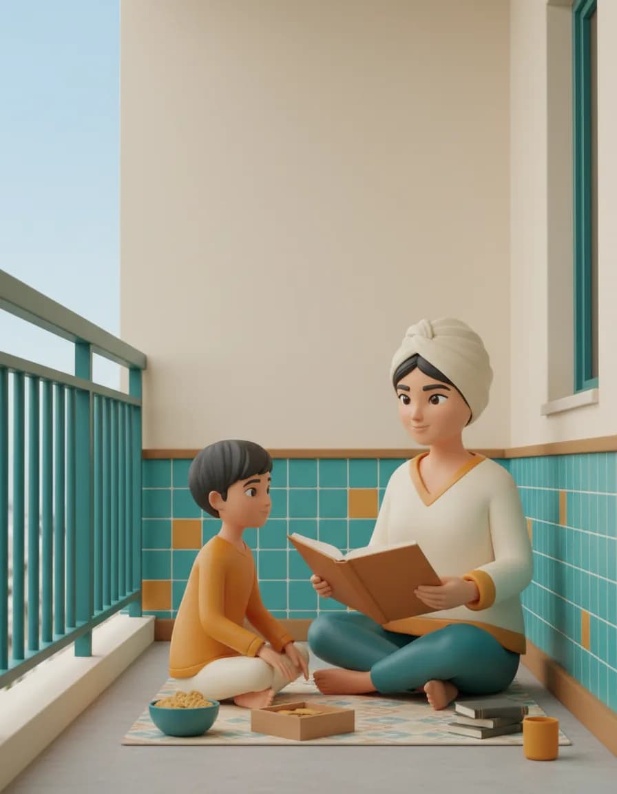 تصویر بازی پیک‌نیک کوچولوی بالکن