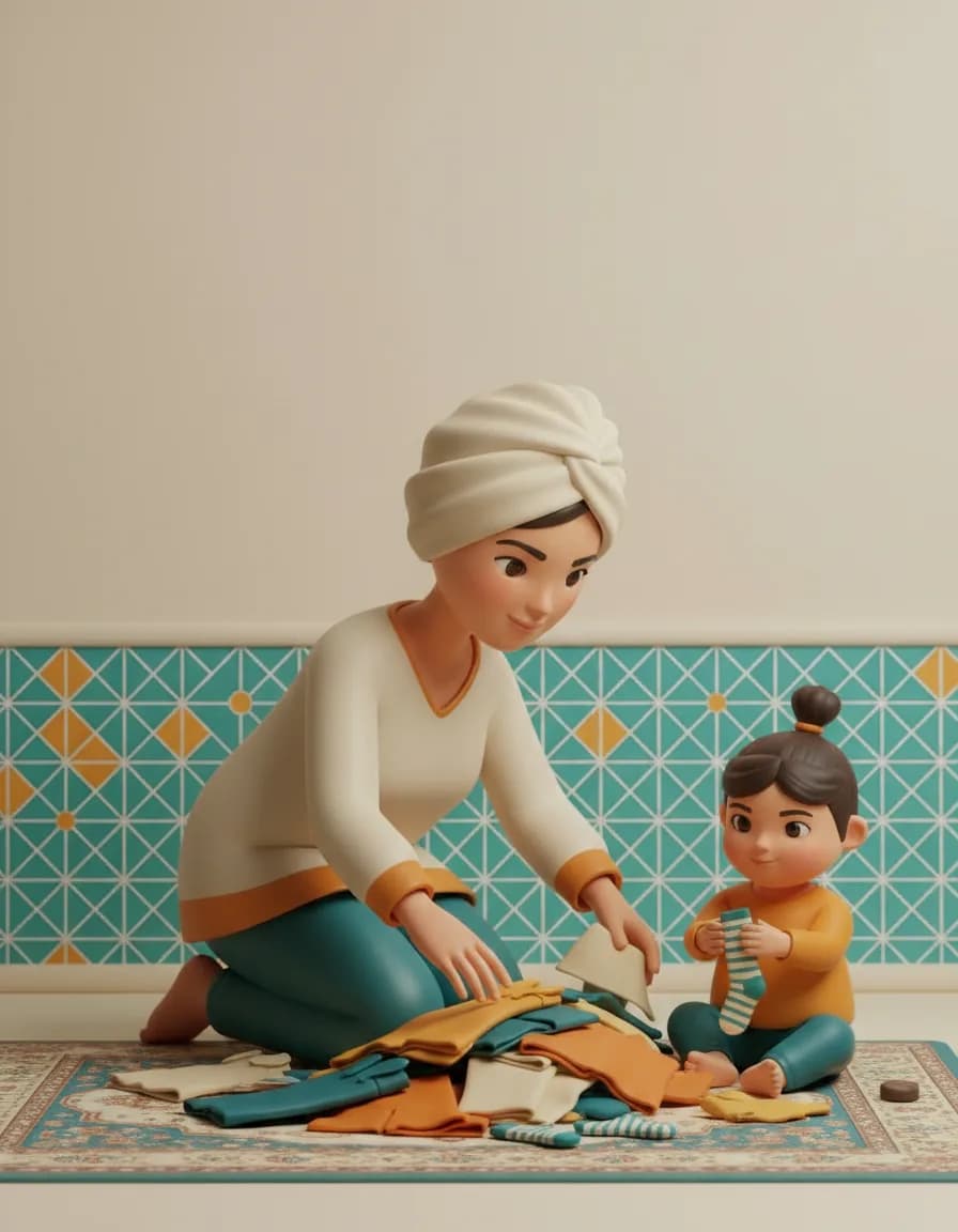 تصویر بازی دسته‌بندی لباسا
