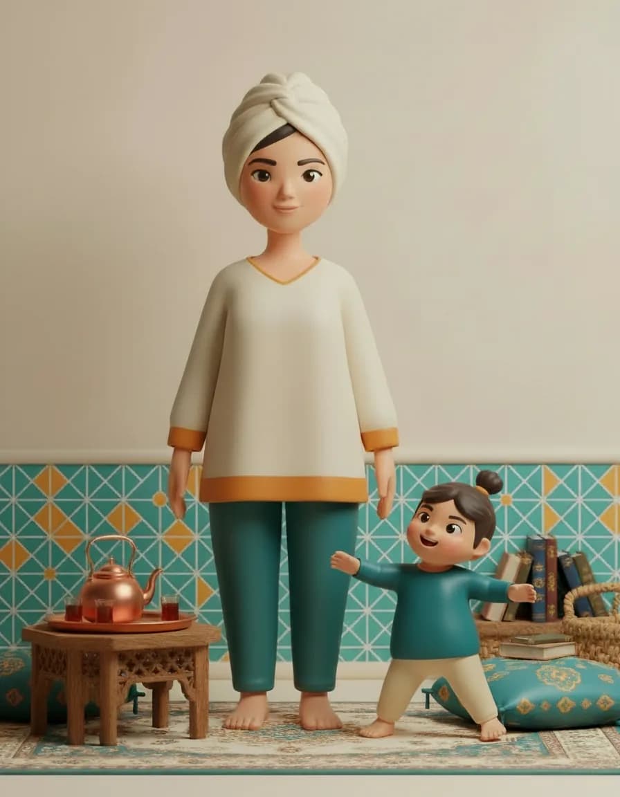 مرحلهی ۳ بازی برقص و یخ بزن: کودک را هم تشویق کنید بیحرکت بماند («یخ بزن!»).