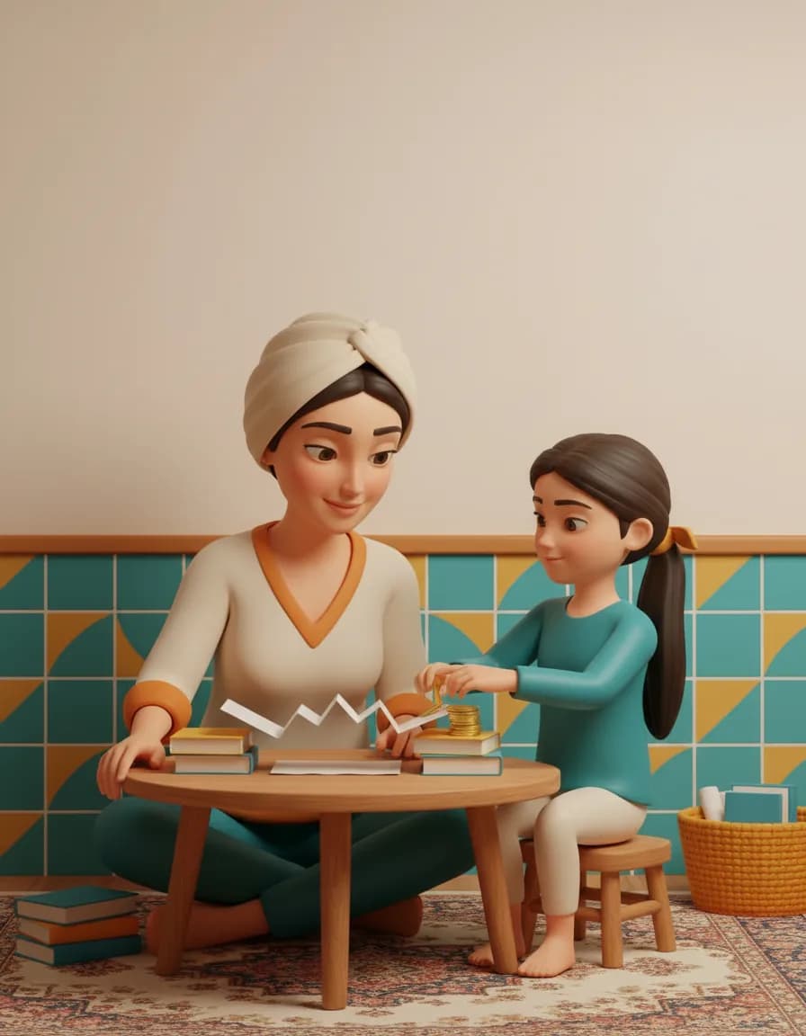 مرحلهی ۲ بازی پل کاغذی محکم: یک برگه کاغذ صاف روی فاصله بگذارید تا «پل» شود؛ کمکم سکه روی آن بگذارید تا کِی خم شود یا بیفتد را ببینید.
