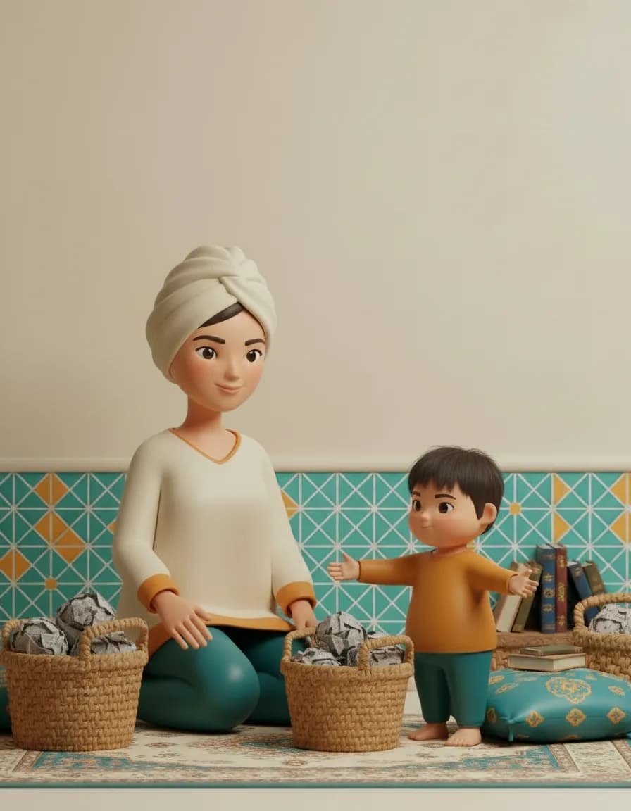 مرحلهی ۴ بازی جابهجایی توپهای کاغذی: وقتی همه رفت، برعکسش کنید و دوباره از اول!