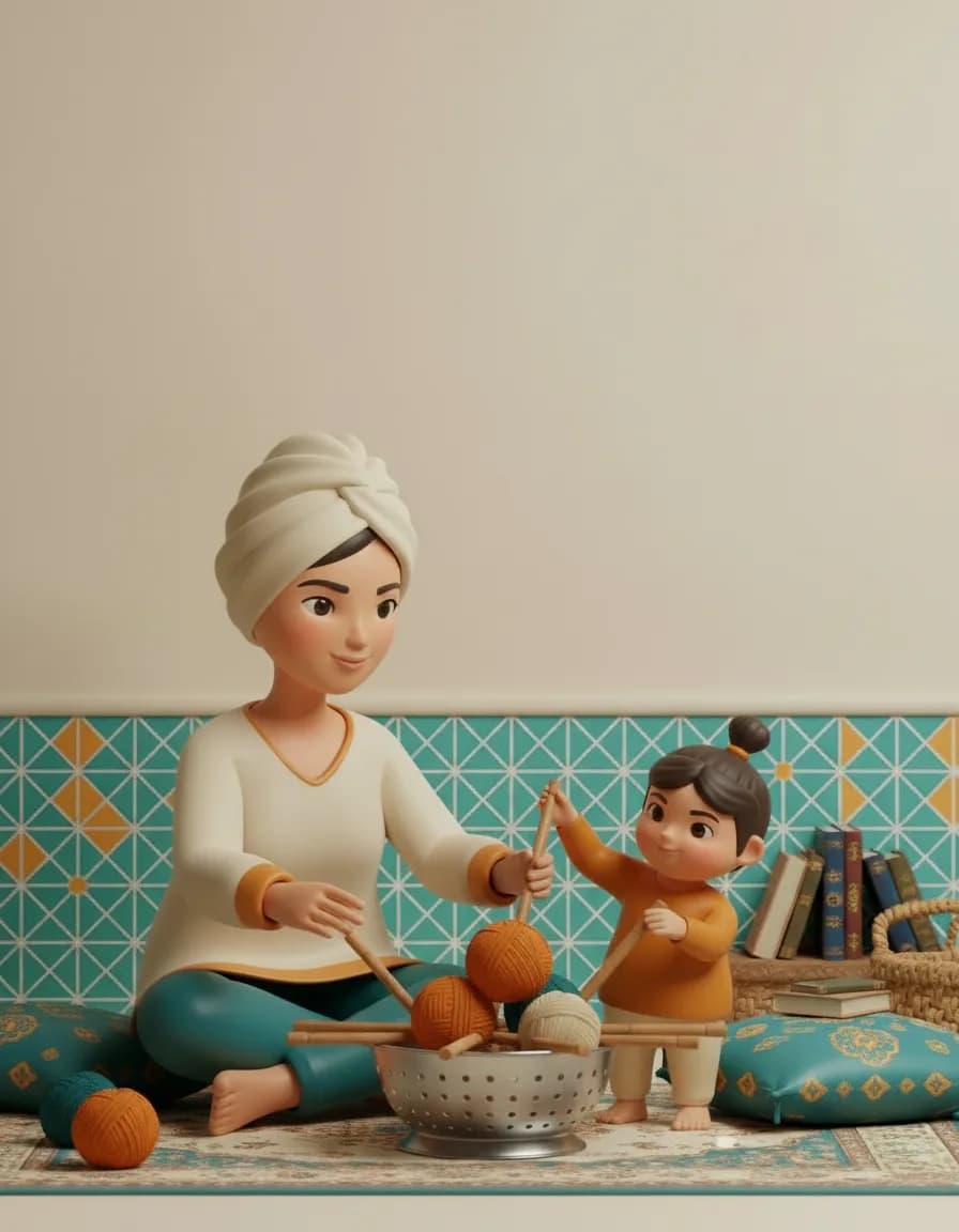 مرحلهی ۳ بازی بیرونکشیدن آرومآروم: آبکش رو یهجای بلندتر (مثل روی دو کتاب) بذار.